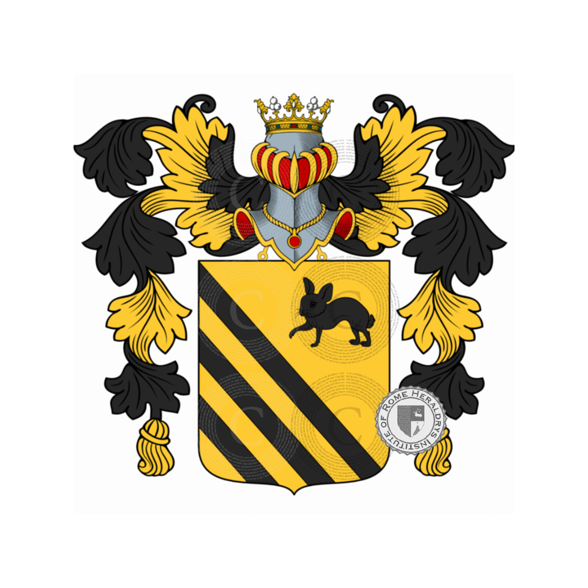 Escudo de la familiaLeveroni, Leverone,Levroni