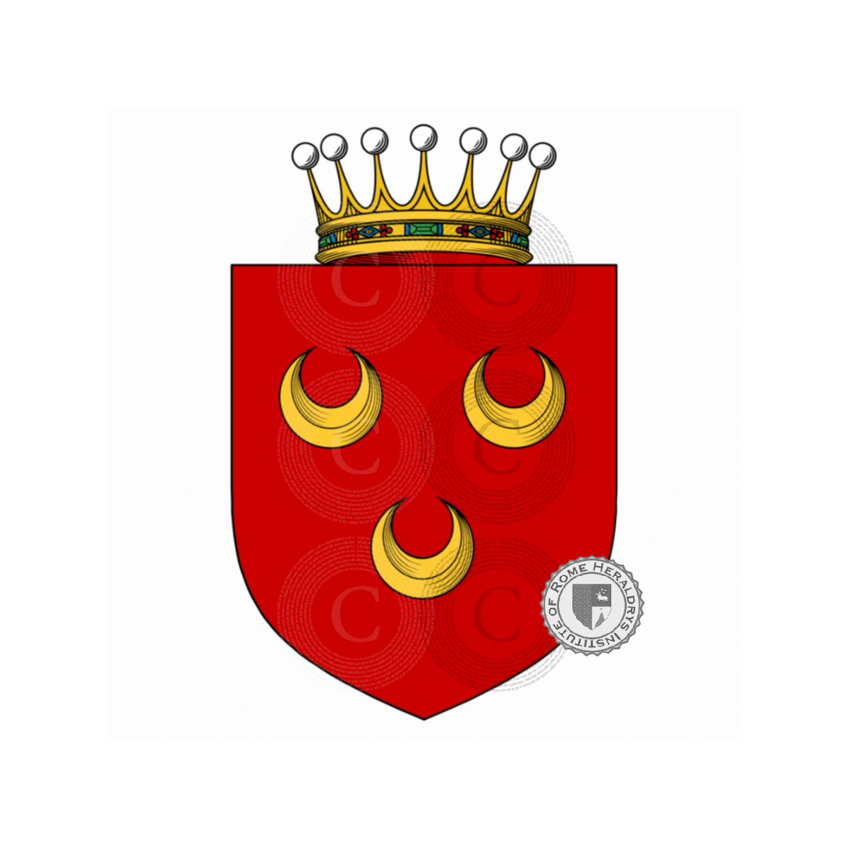 Coat of arms of familyde Crescenzio, Crescenzo,Criscenza,de Crescenzio,de Crescenzo,di Crescenzo