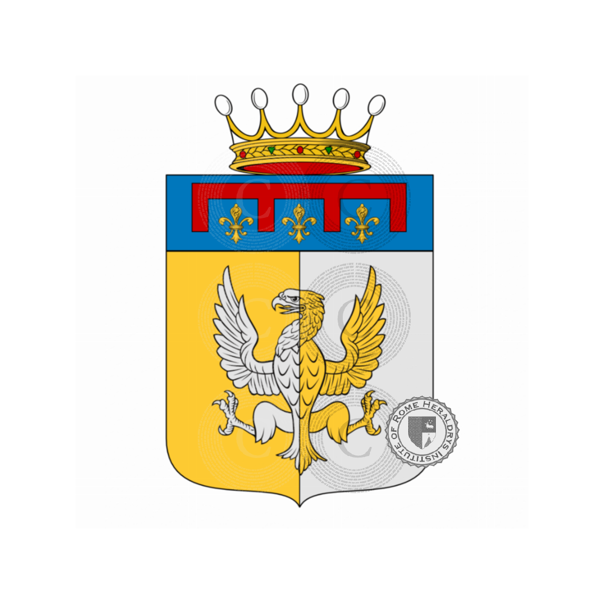 Coat of arms of familyParmegiani, Parmeggiani,Parmigiani