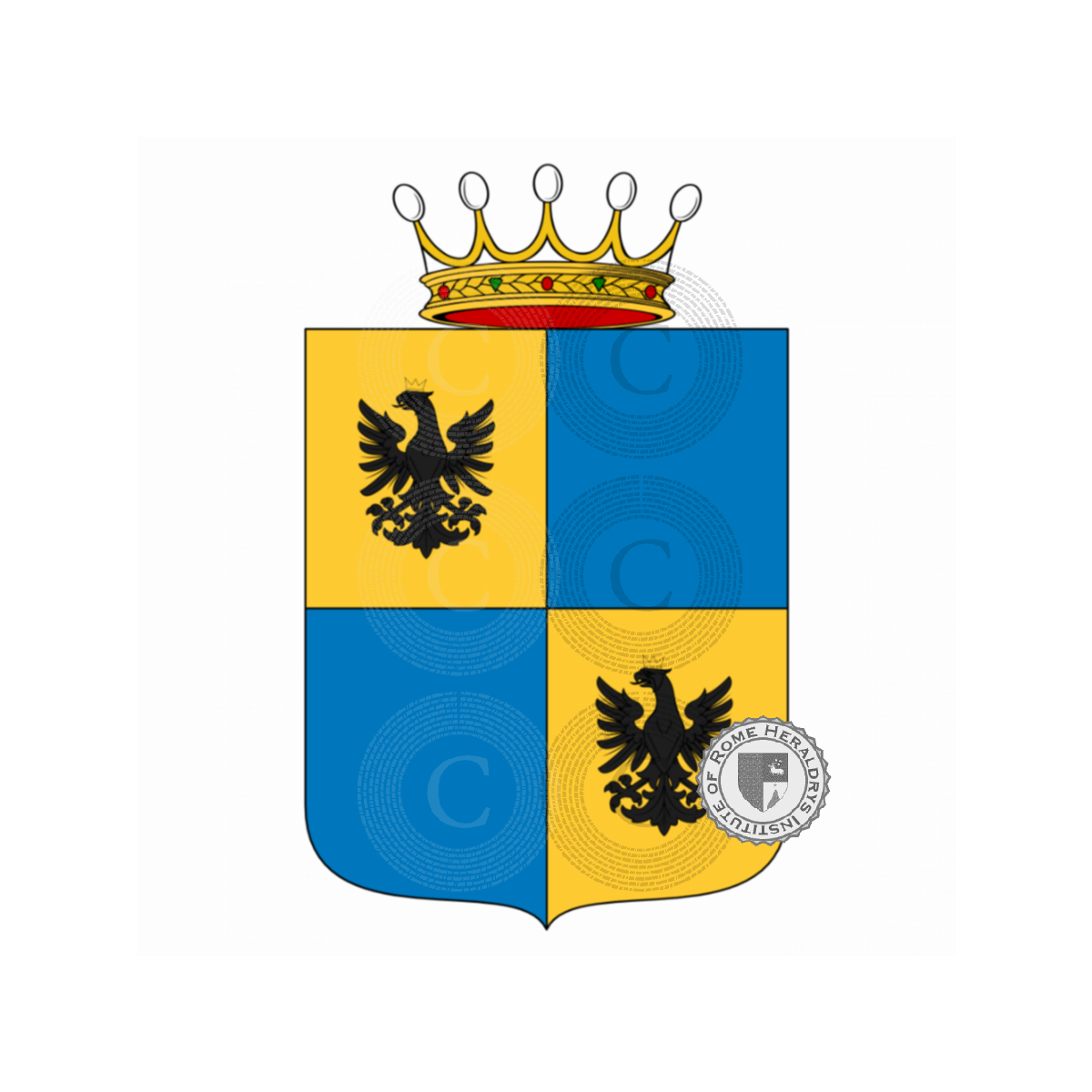 Coat of arms of familyPaladini, Paladino,Palladini