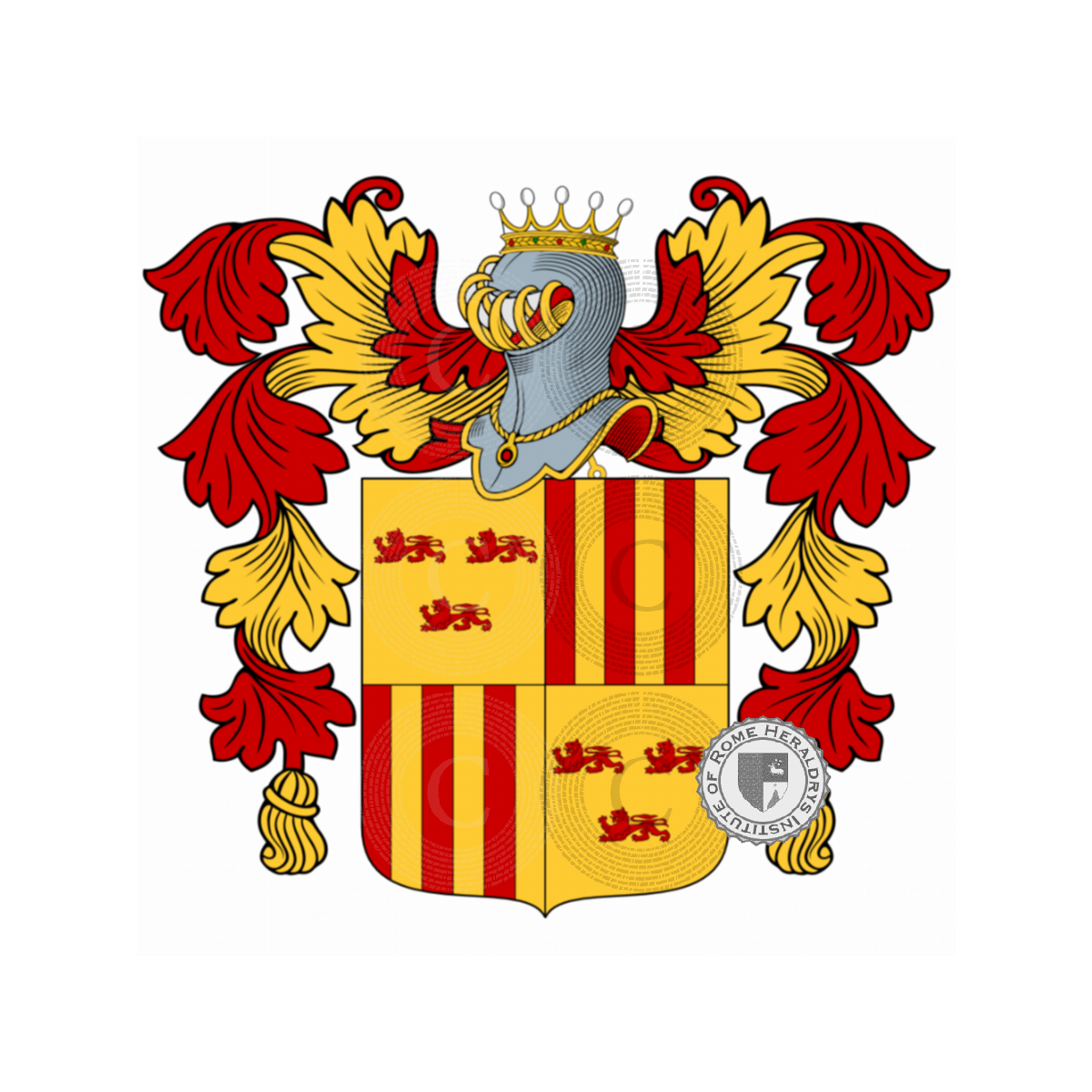 Coat of arms of familyFerracci, Ferrazza,Ferrazzi