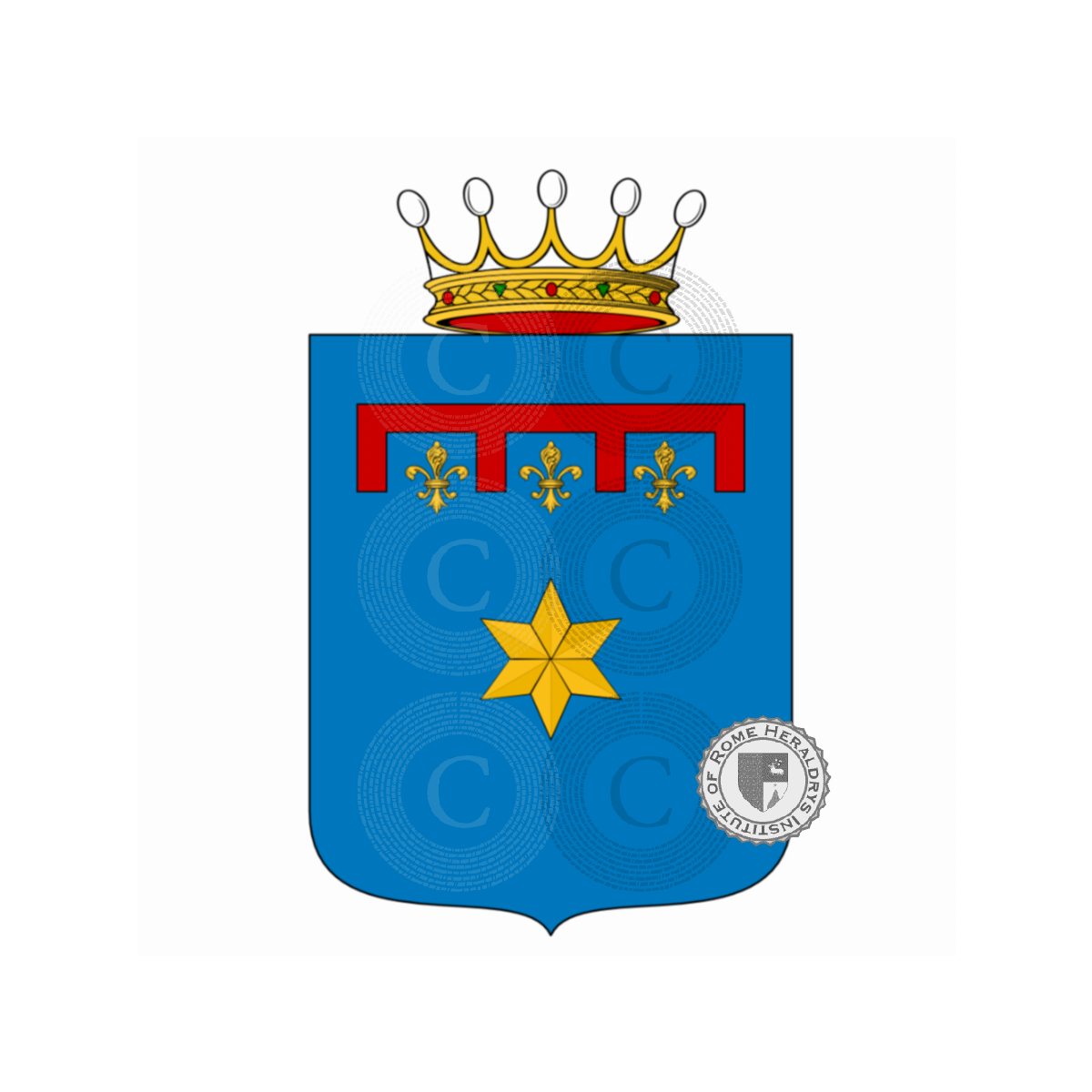 Coat of arms of familyMasetta, dalla Masetta,della Massa