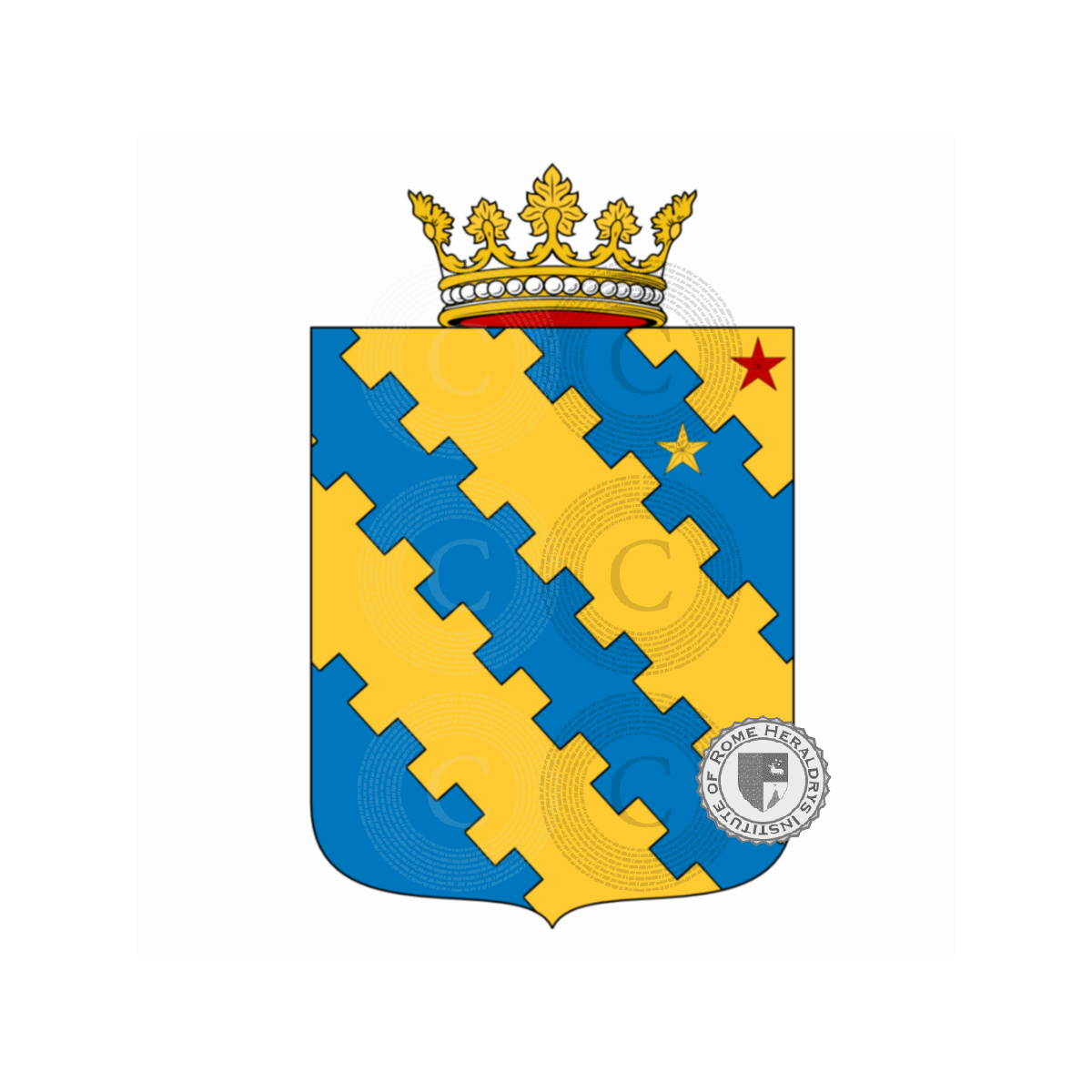 Wappen der FamilieBartoli, Bartali,Bartoli Filippi,Bartoli Lapo,Bartolo