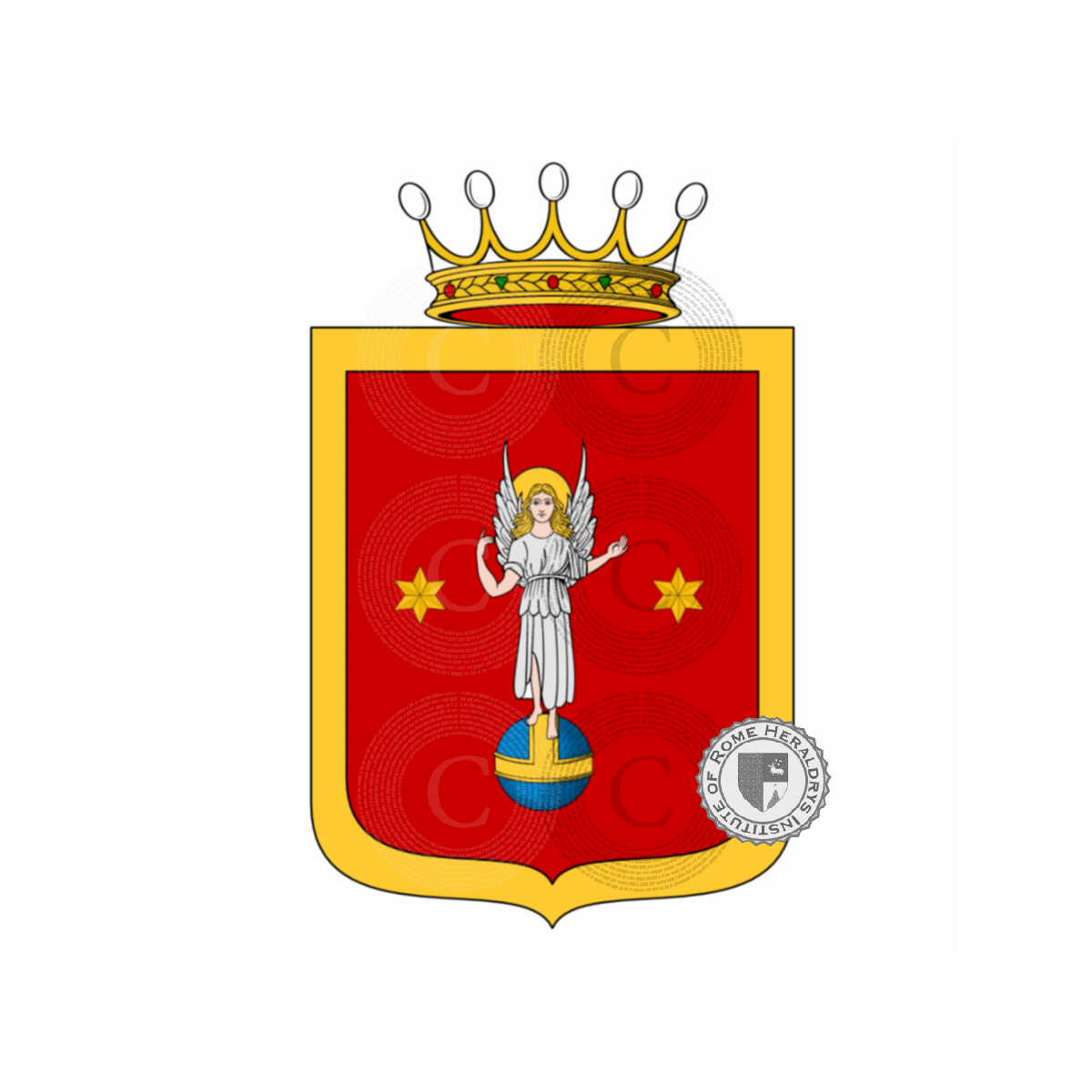 Escudo de la familiaDell'Angelo, d'Angelo,dell'Angelo