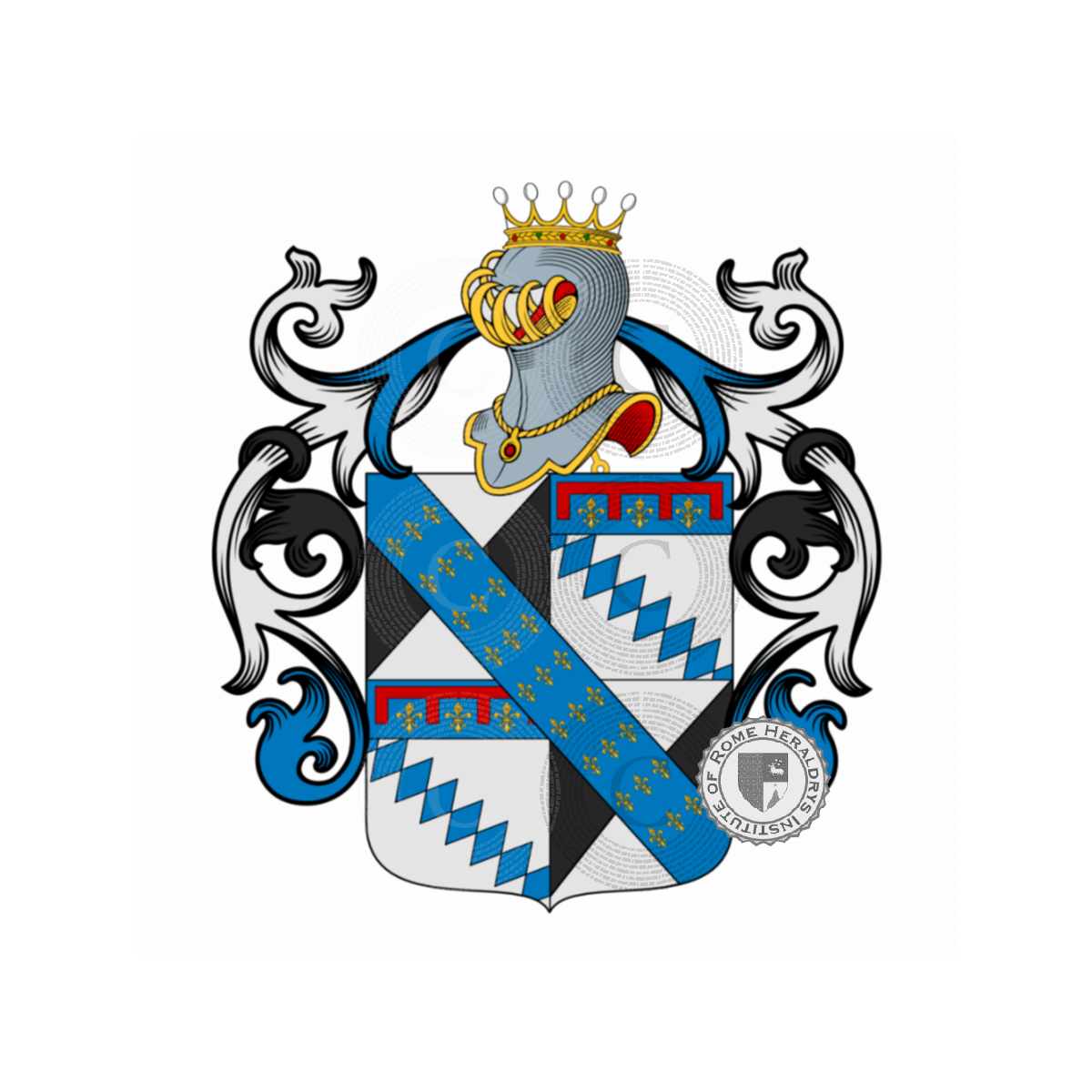 Escudo de la familiaGraziani, Graziani,Longini