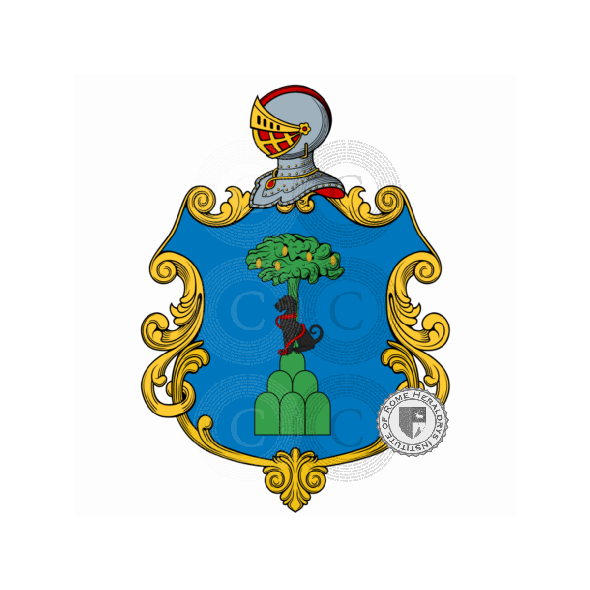 Escudo de la familiaBuonamici, Bonamici da Pugliano,Bonamici da Terrarossa,da Terrarossa