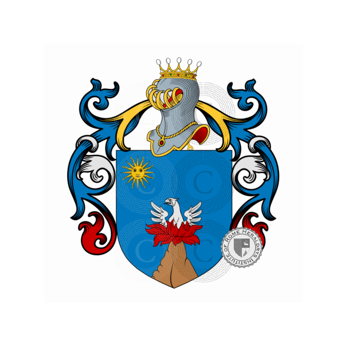 Coat of arms of familyLodi, de Lodis,Lande