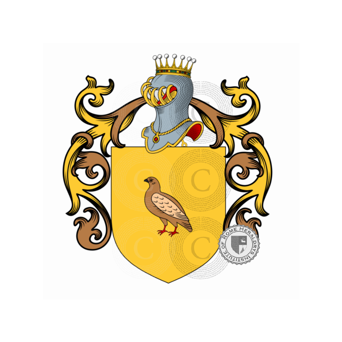 Wappen der FamilieTurtureti, Tortoreti
