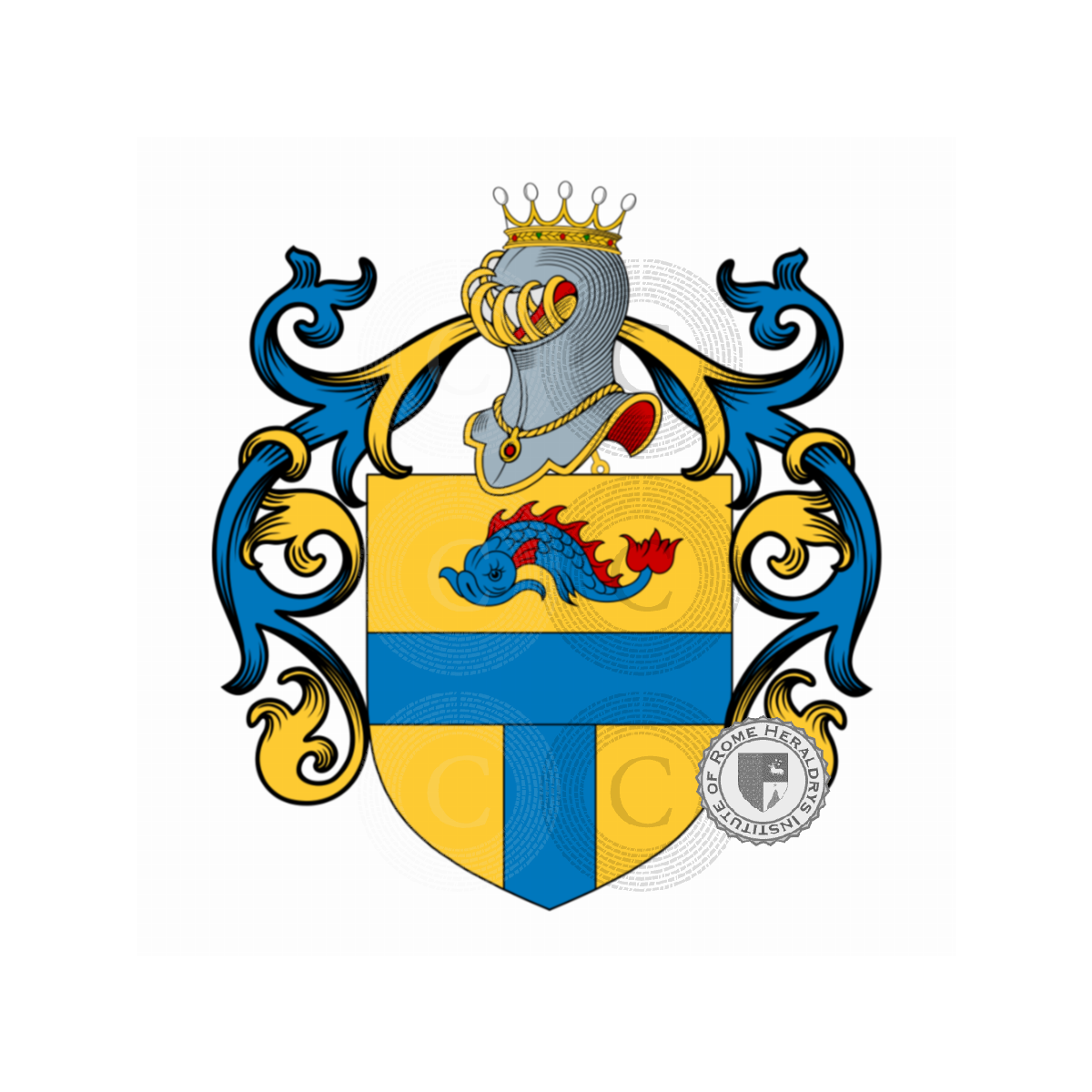 Coat of arms of familyFino, da Fino,Fini