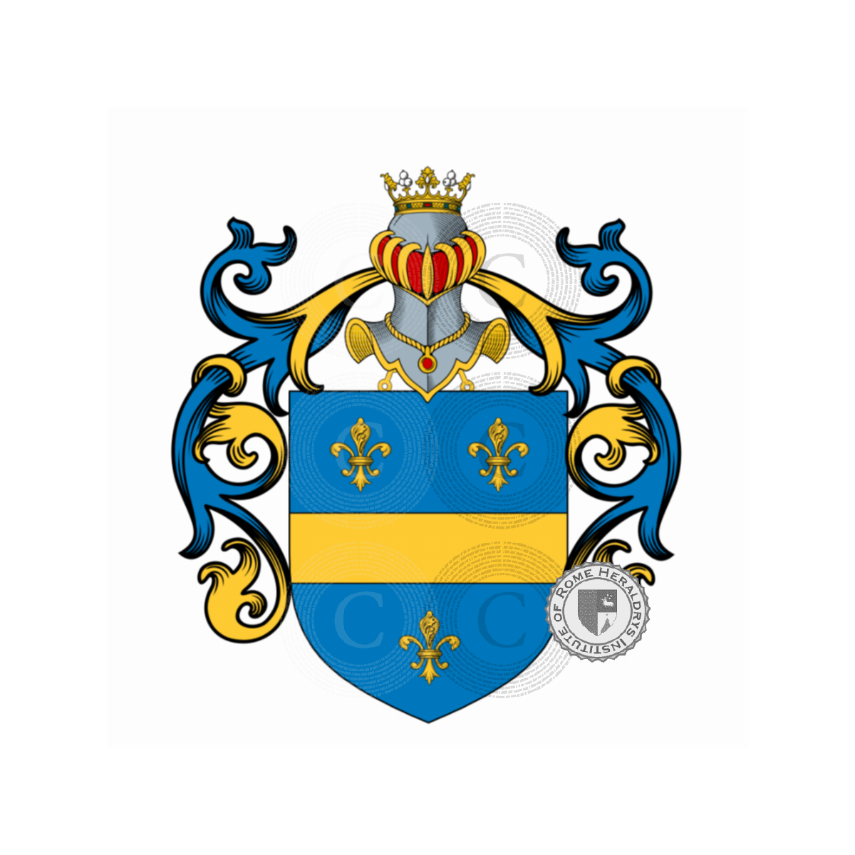 Escudo de la familiaLongo, Llonc,Longhi
