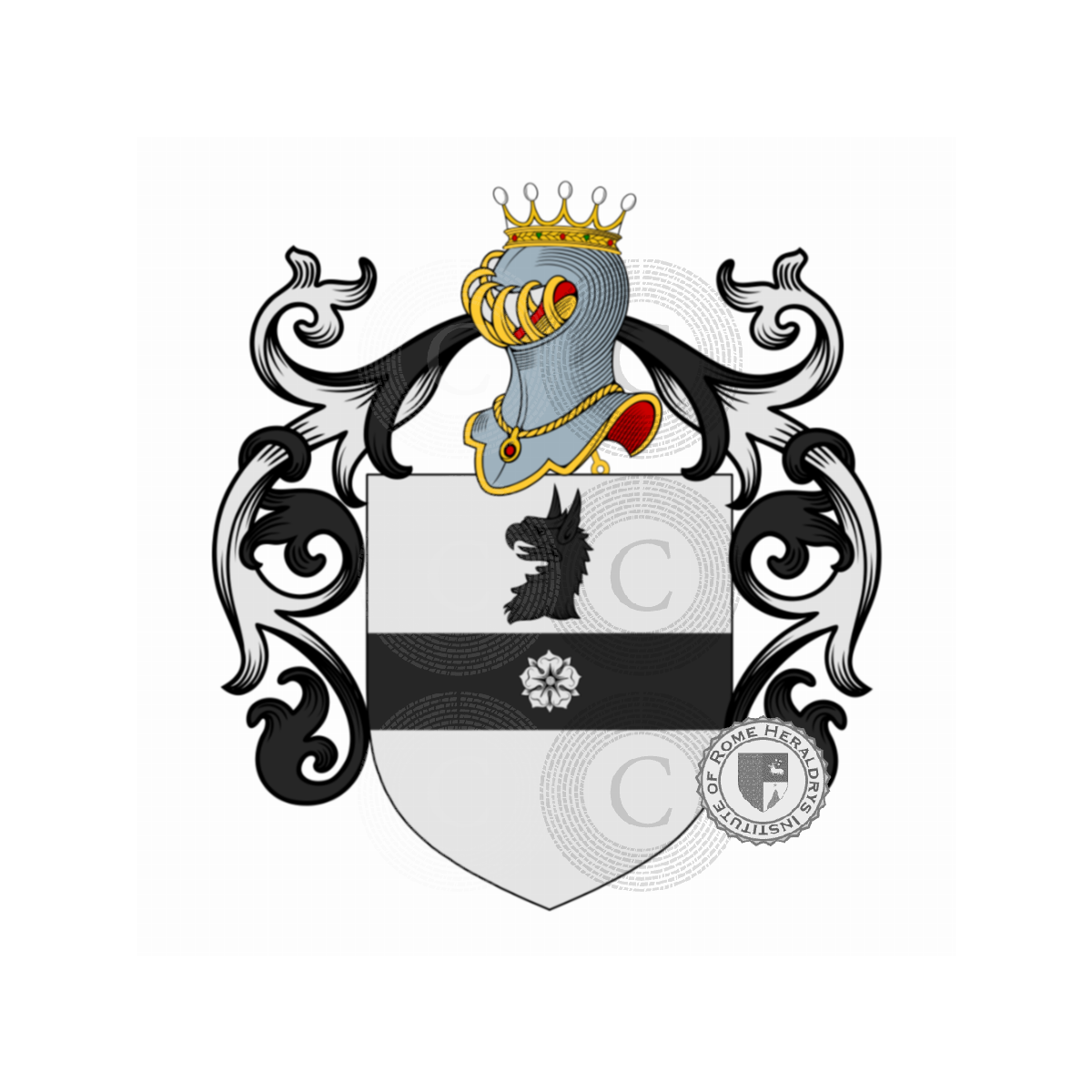 Wappen der FamilieNeri, Neri Badia,Neri delle Stelle,Neri Serneri,Neroni di Mino di Neri