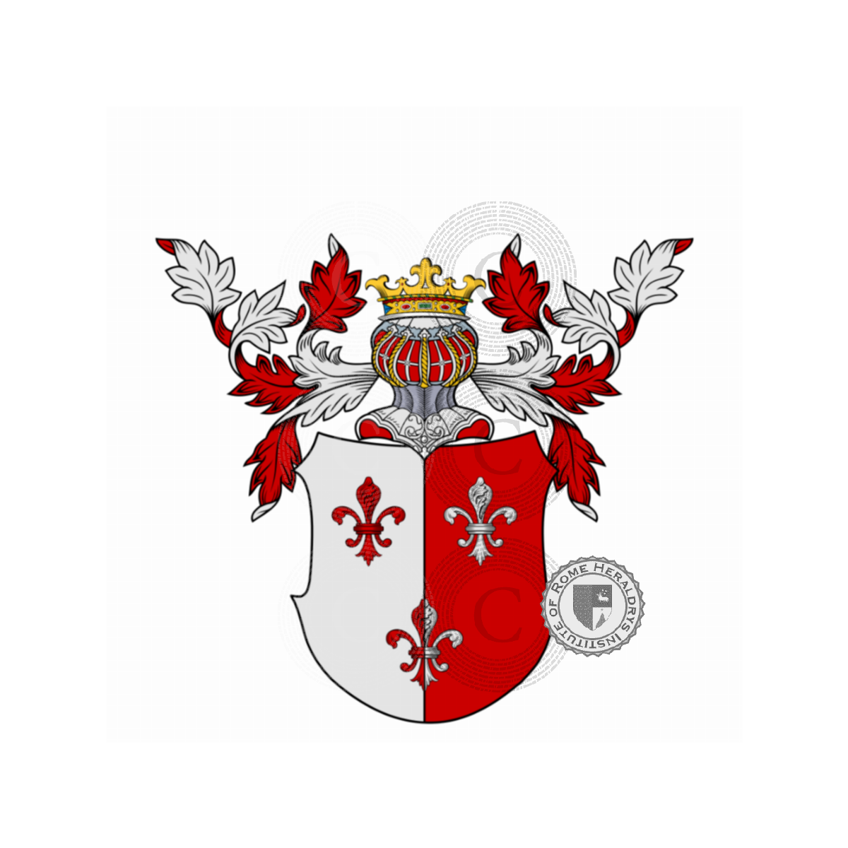 Coat of arms of familyJunker, Junker d'Ober-Conreuth,von Junker und Bigato