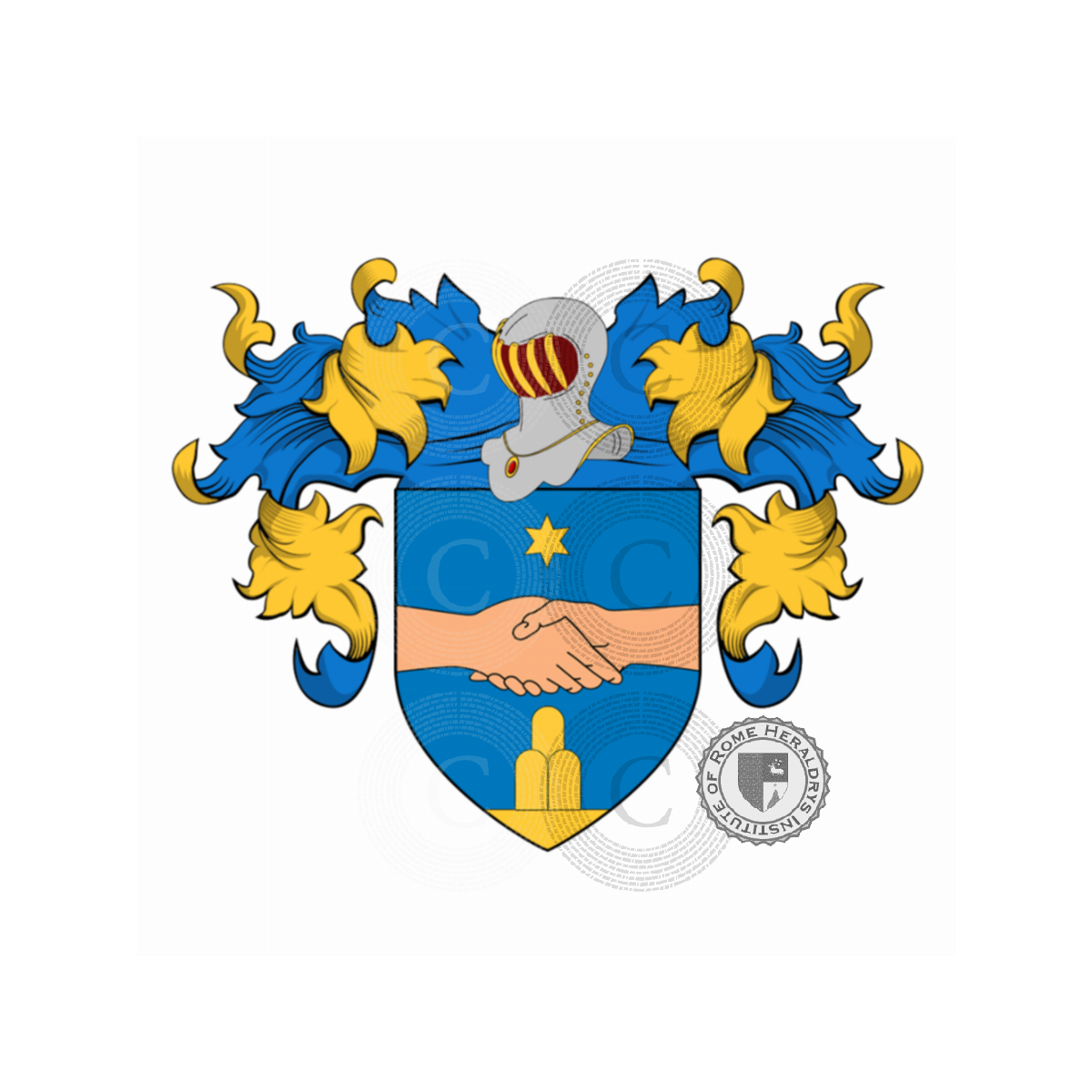Coat of arms of familyButi, Buti del Drago,Buti del Lion Nero
