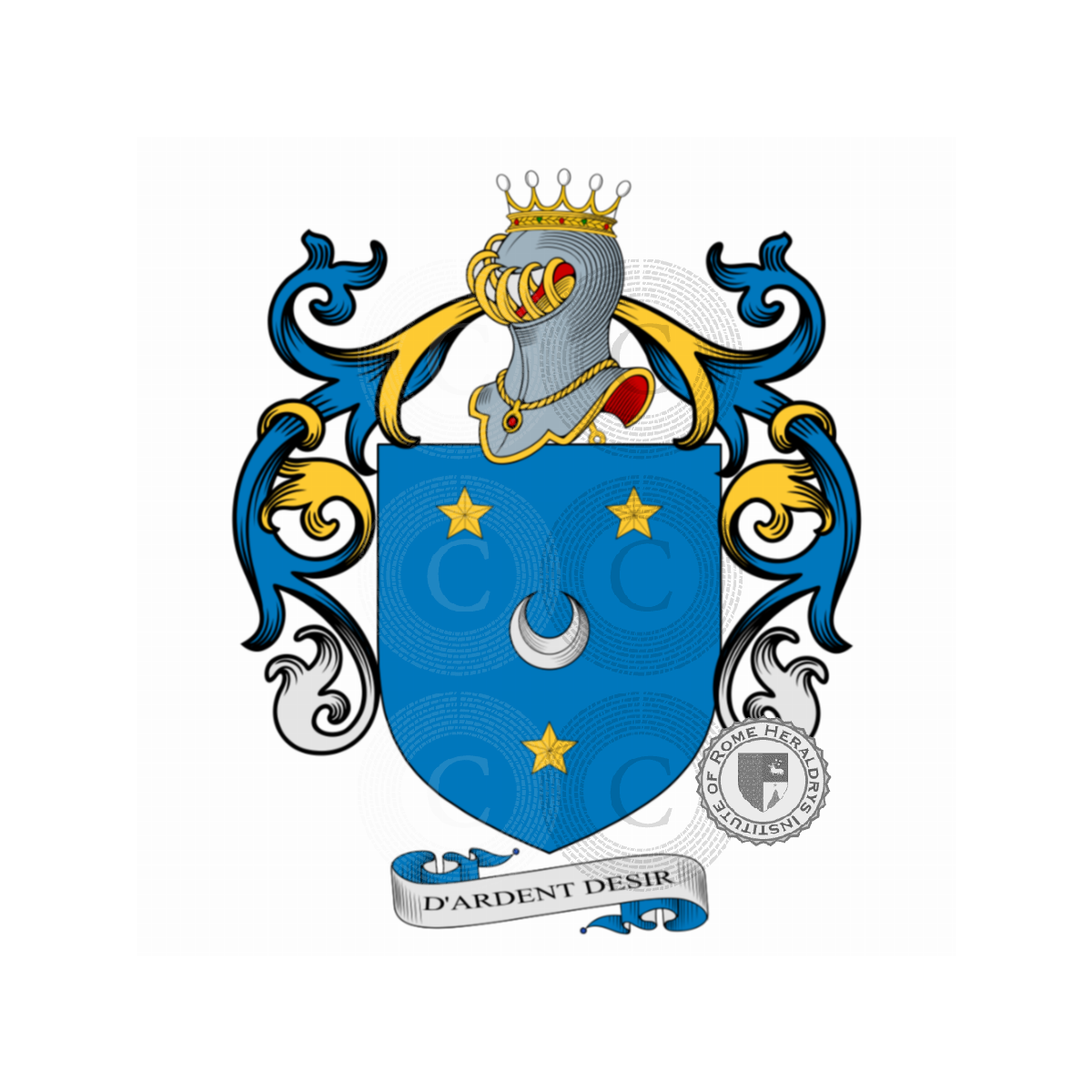 Escudo de la familiaCanelli, Canella,Canelli,Cannella