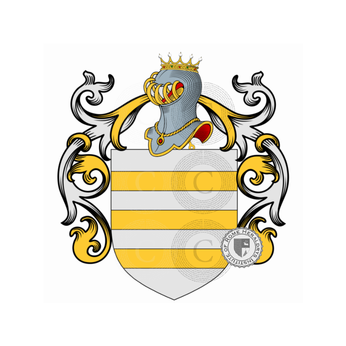 Coat of arms of familyOrio, Aurea,Auria,d'Auro,di Orio,Iorio