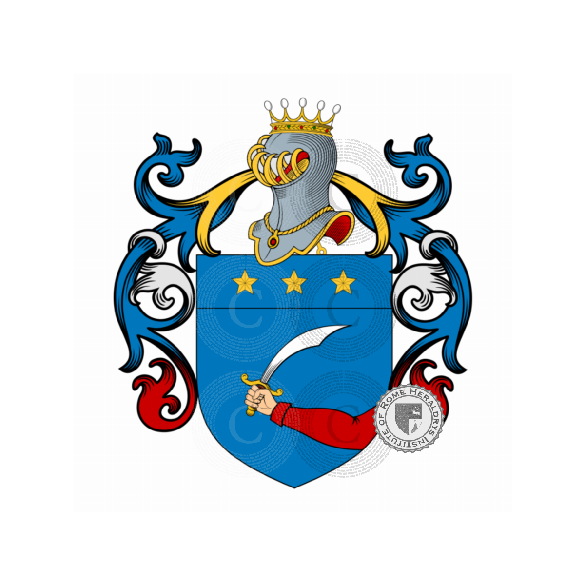 Coat of arms of familyBaffa, Baffa Trasci,Baffi
