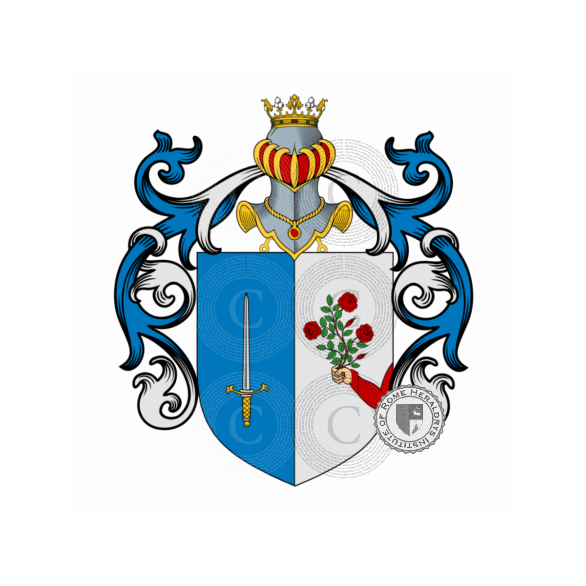 Wappen der FamilieConsolini, Consolini Magnanini,Consolino