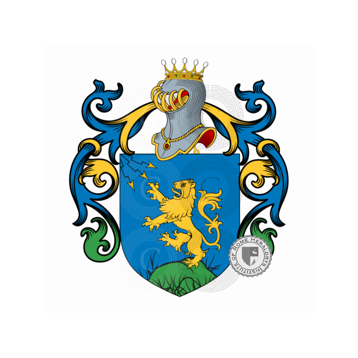 Escudo de la familiaFolcherio, Folcheri,Folcherio