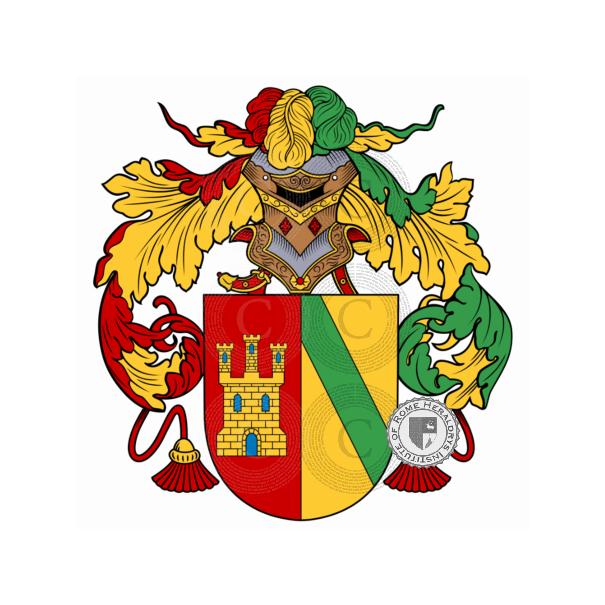Wappen der FamilieCarrillo de Albornoz