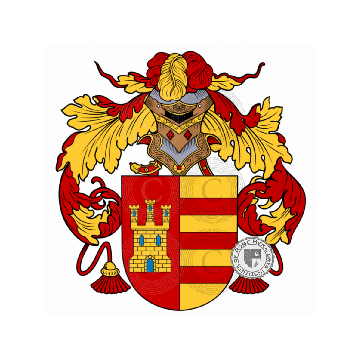 Wappen der FamilieCarrillo de Albornoz