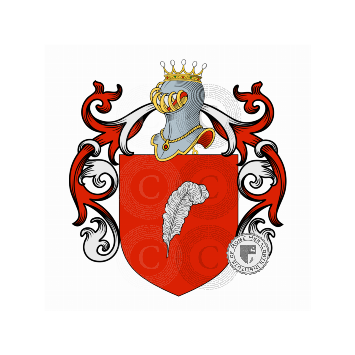 Wappen der FamilieArcipreti della Penna Crispolti, Arciprete,Arcipreti della Penna Crispolti,dell'Arciprete,Dellarciprete,Presbiteri