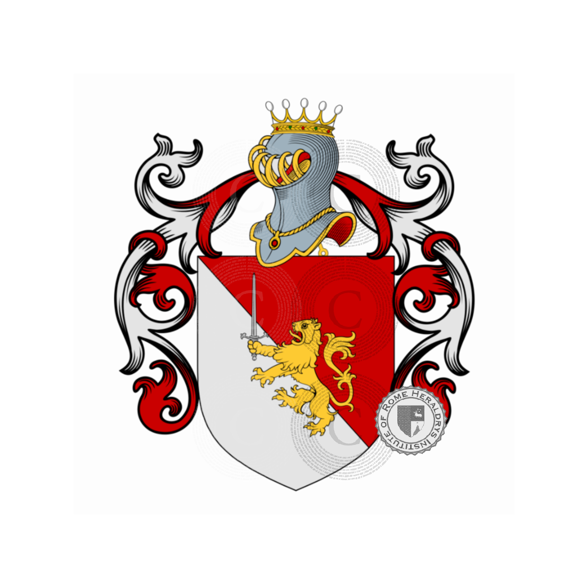 Escudo de la familiaDonati, Calfucci,di Ser Marchionne,Donati del Lion Bianco,Donati della Lunga,Donato