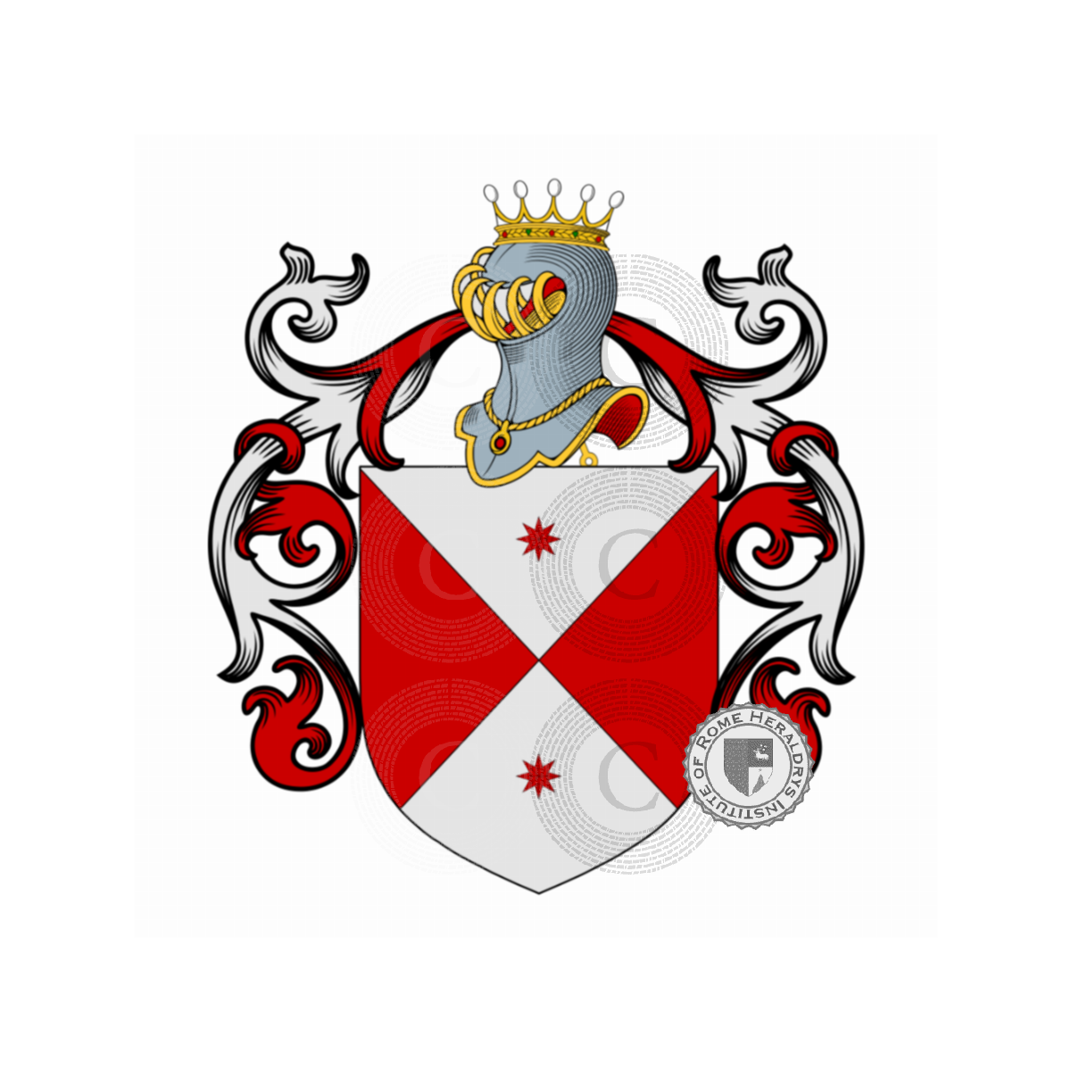 Coat of arms of familyDonati, Calfucci,di Ser Marchionne,Donati del Lion Bianco,Donati della Lunga,Donato