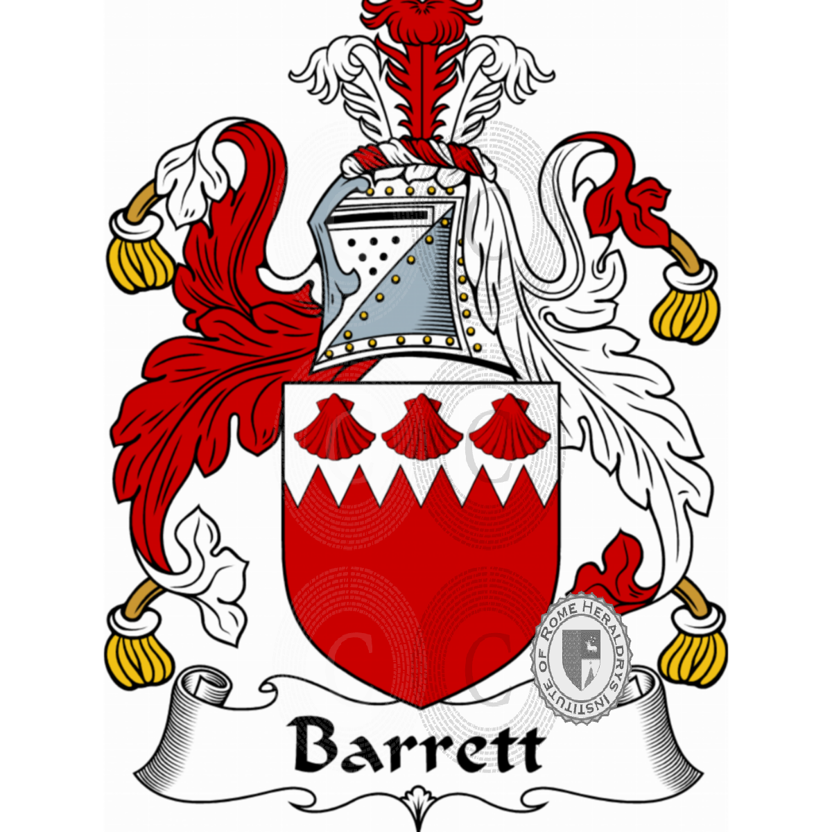 Coat of arms of familyBarrett