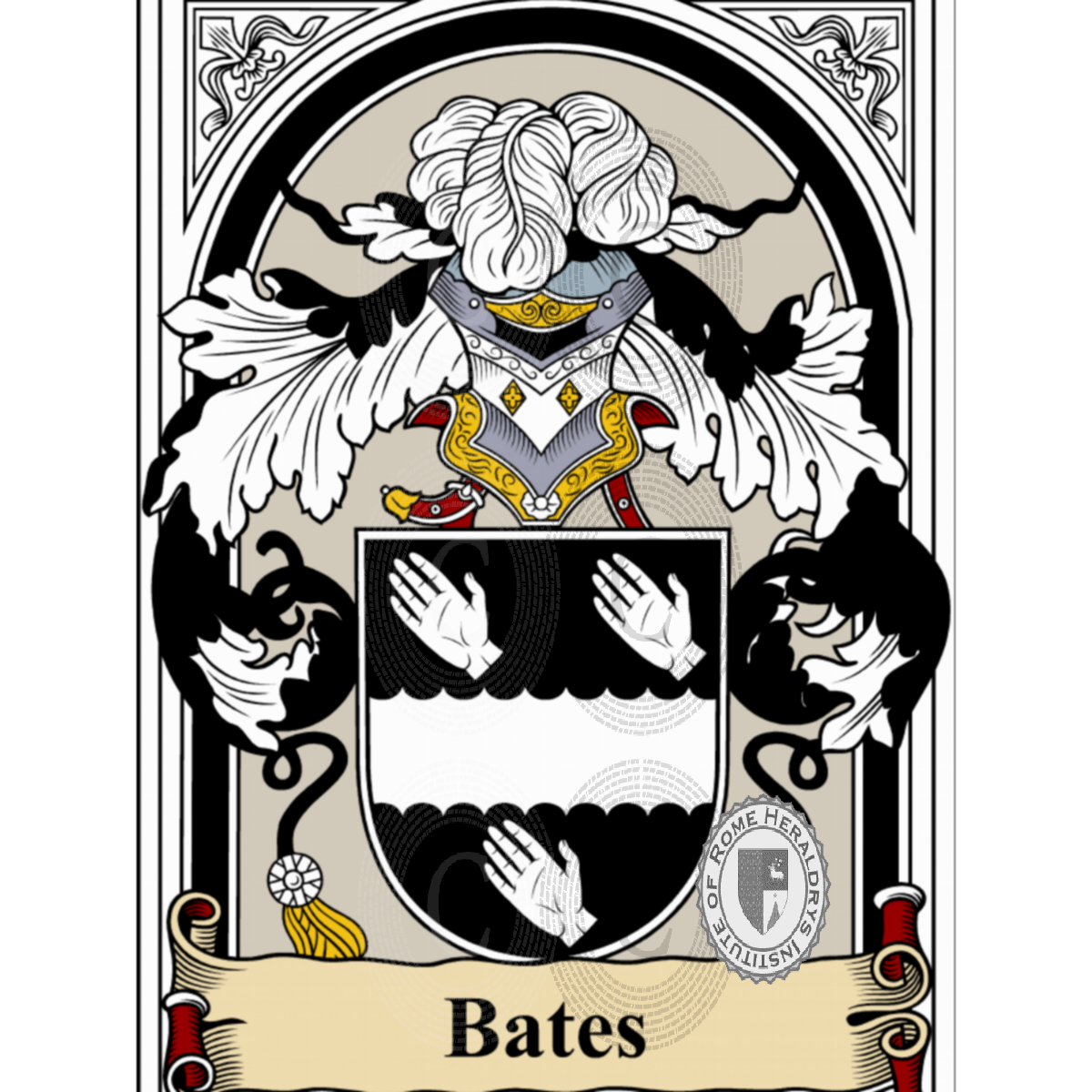 Escudo de la familiaBates