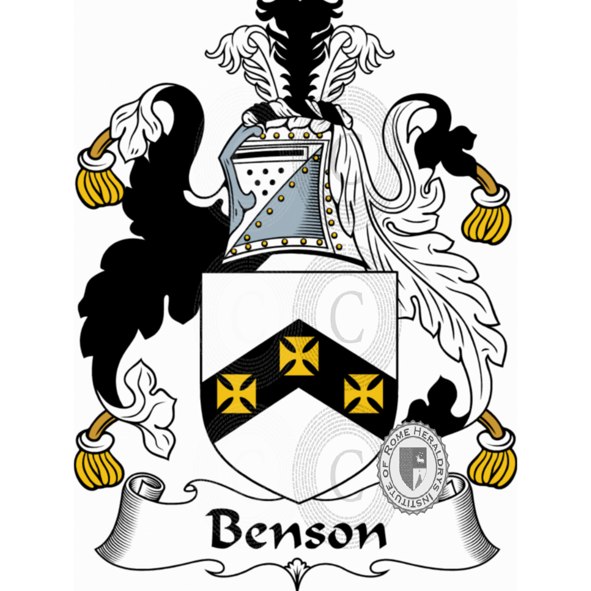 Escudo de la familiaBenson