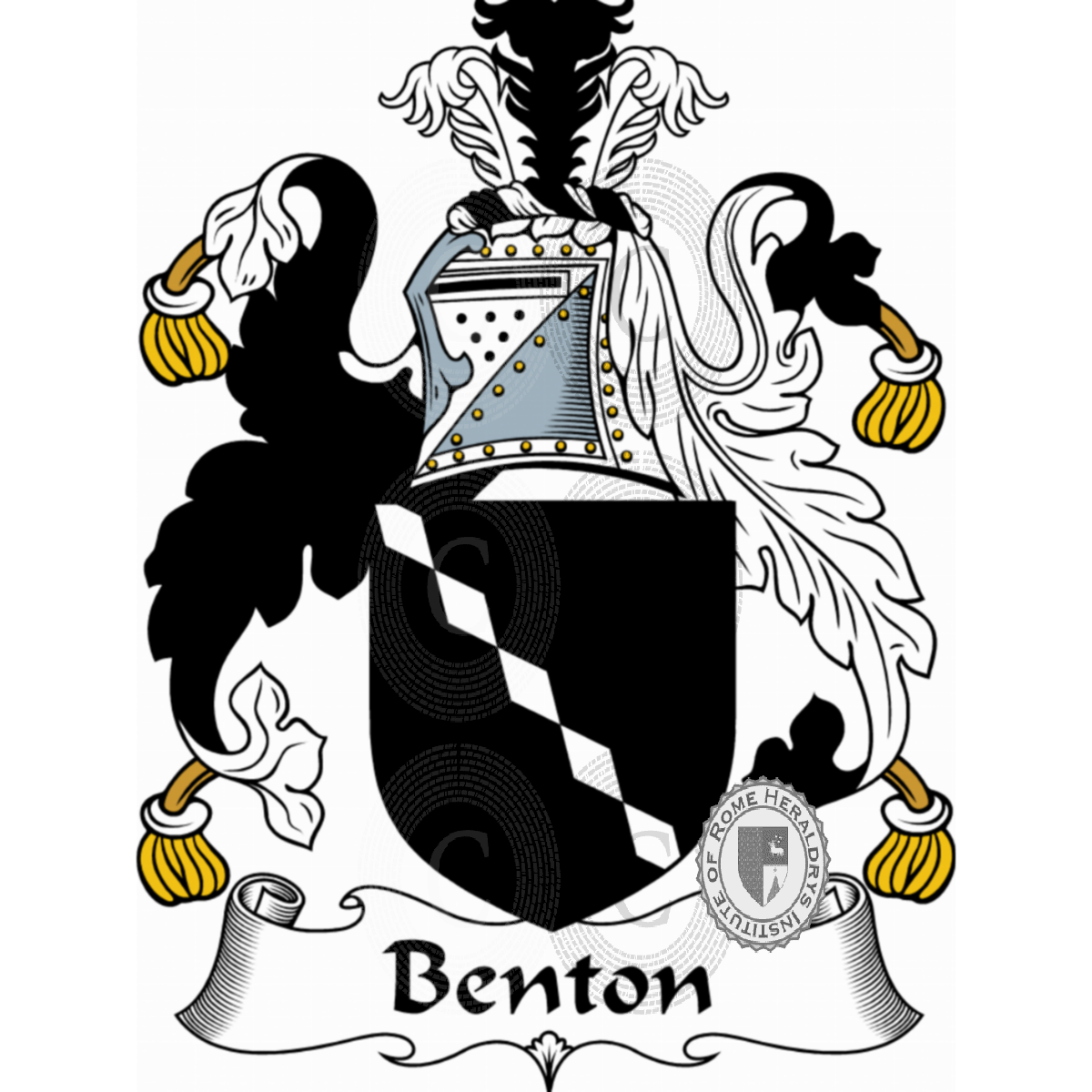Escudo de la familiaBenton