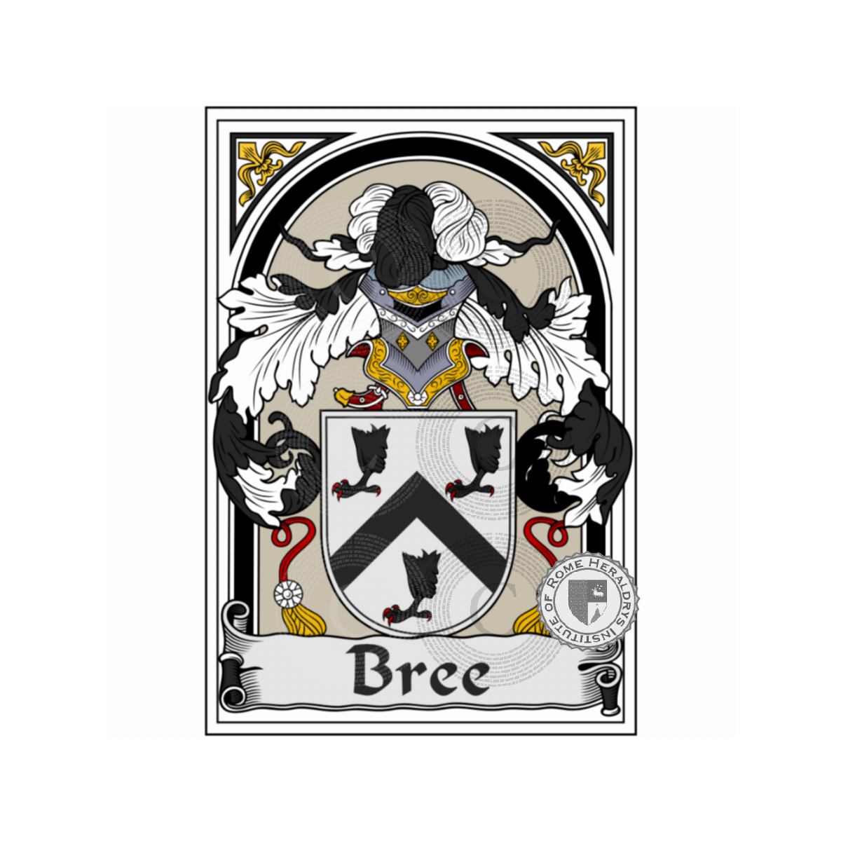 Escudo de la familiaBree, Bree