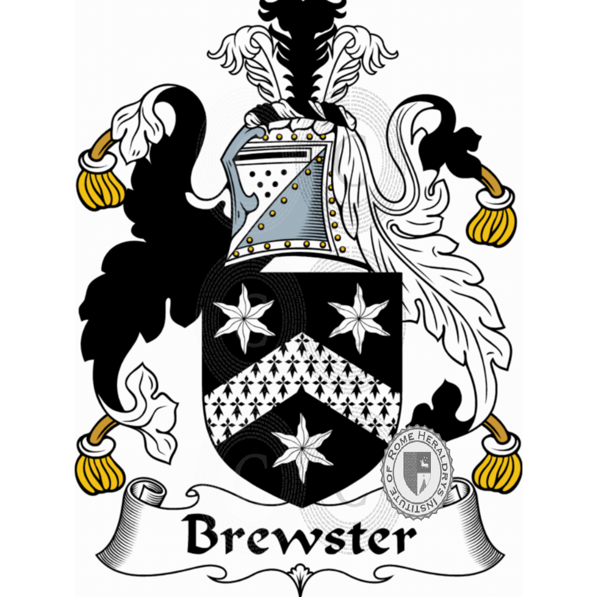 Coat of arms of familyBrewster