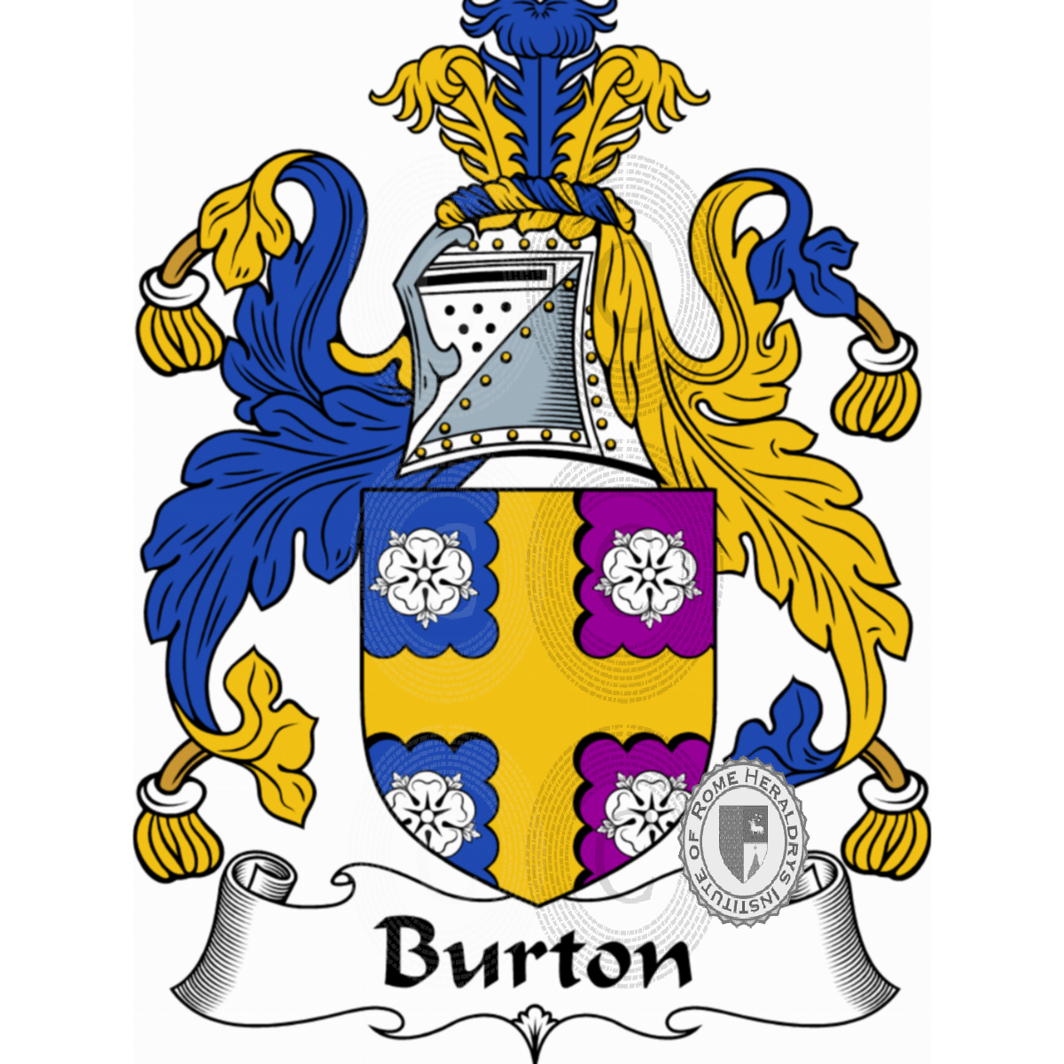 Escudo de la familiaBurton