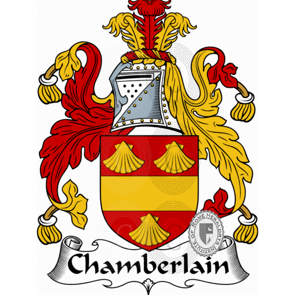 Coat of arms of familyChamberlayn