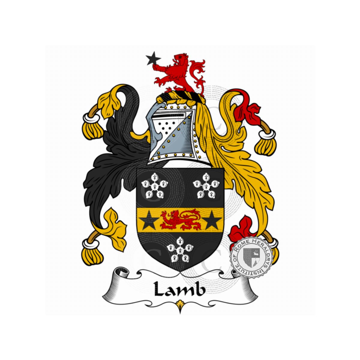 Coat of arms of familyLamb