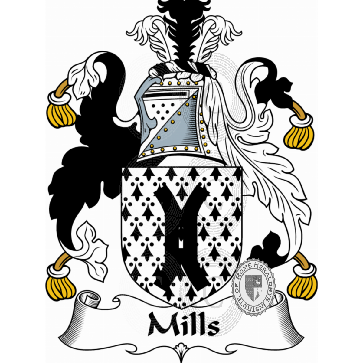 Wappen der FamilieMills