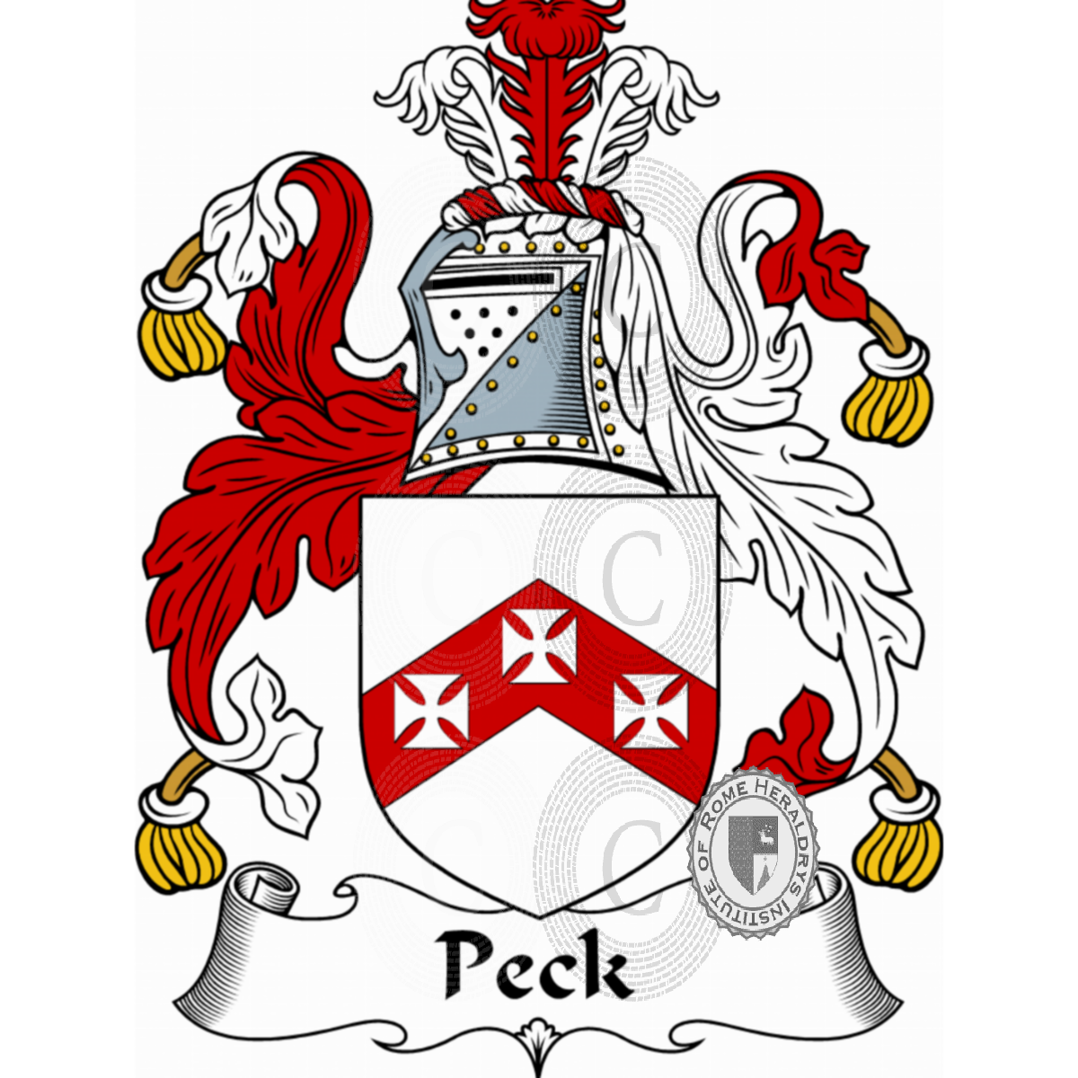 Coat of arms of familyPeck