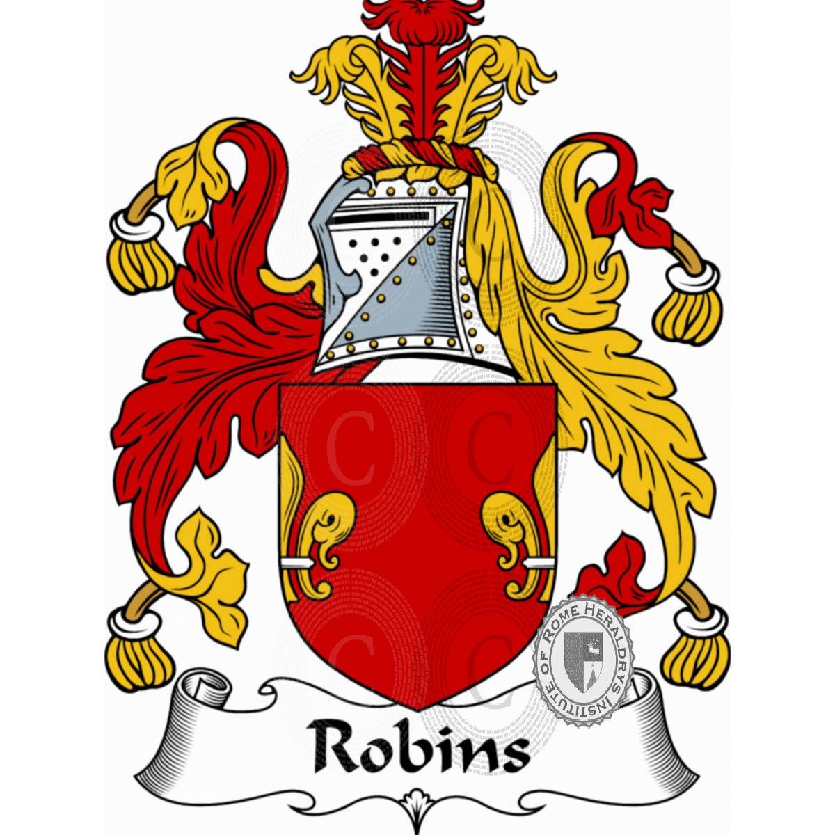 Coat of arms of familyRobins