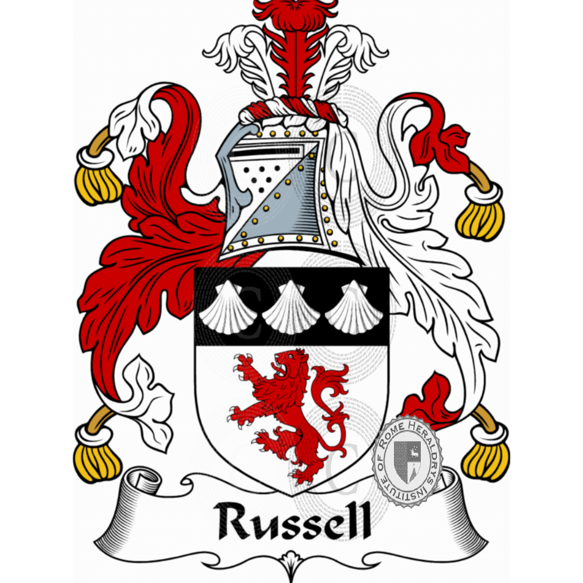Coat of arms of familyRussel