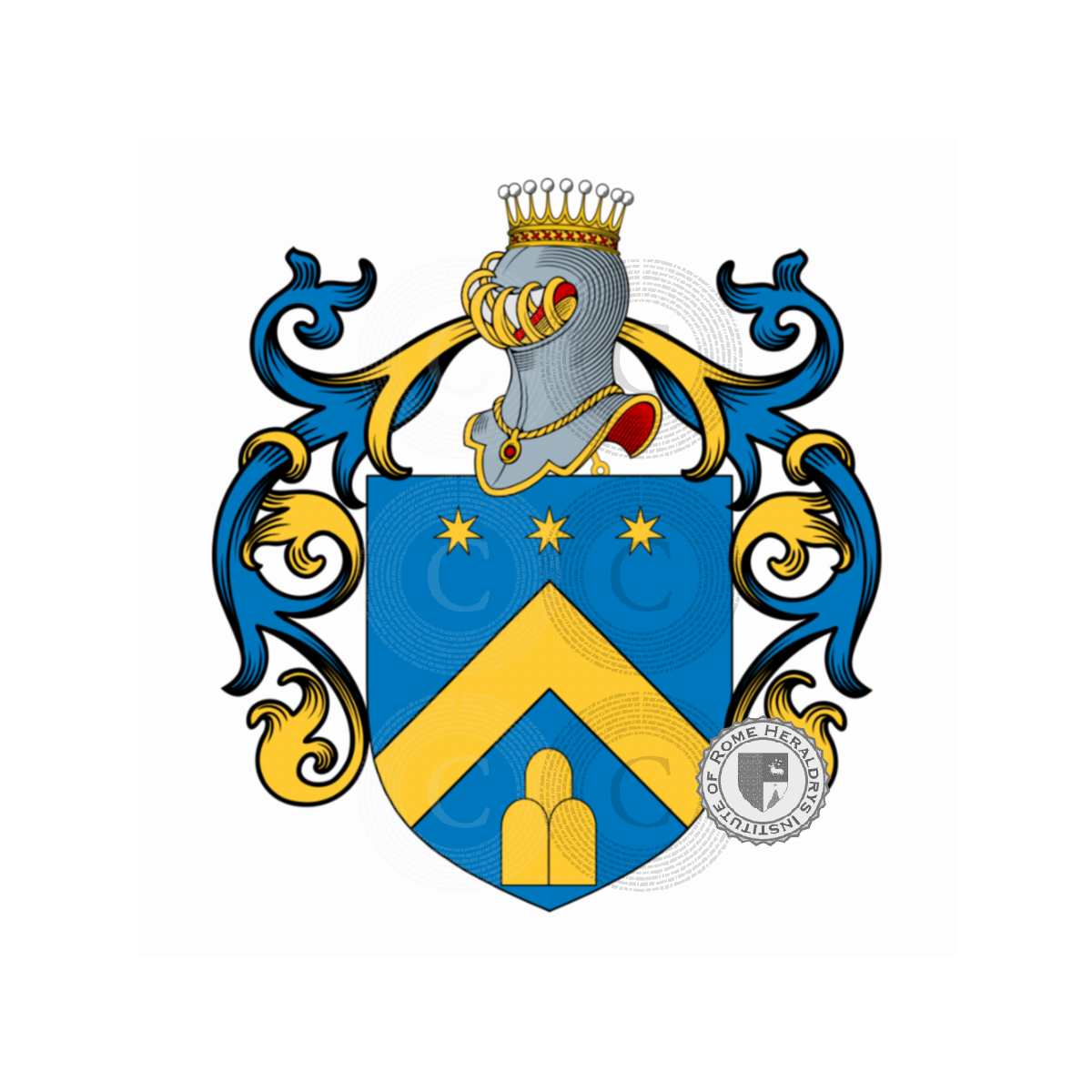 Wappen der FamilieCiacchi, Ciacchi delle Ruote