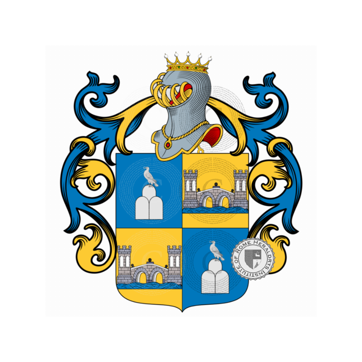 Escudo de la familiaPaolini, Paolino