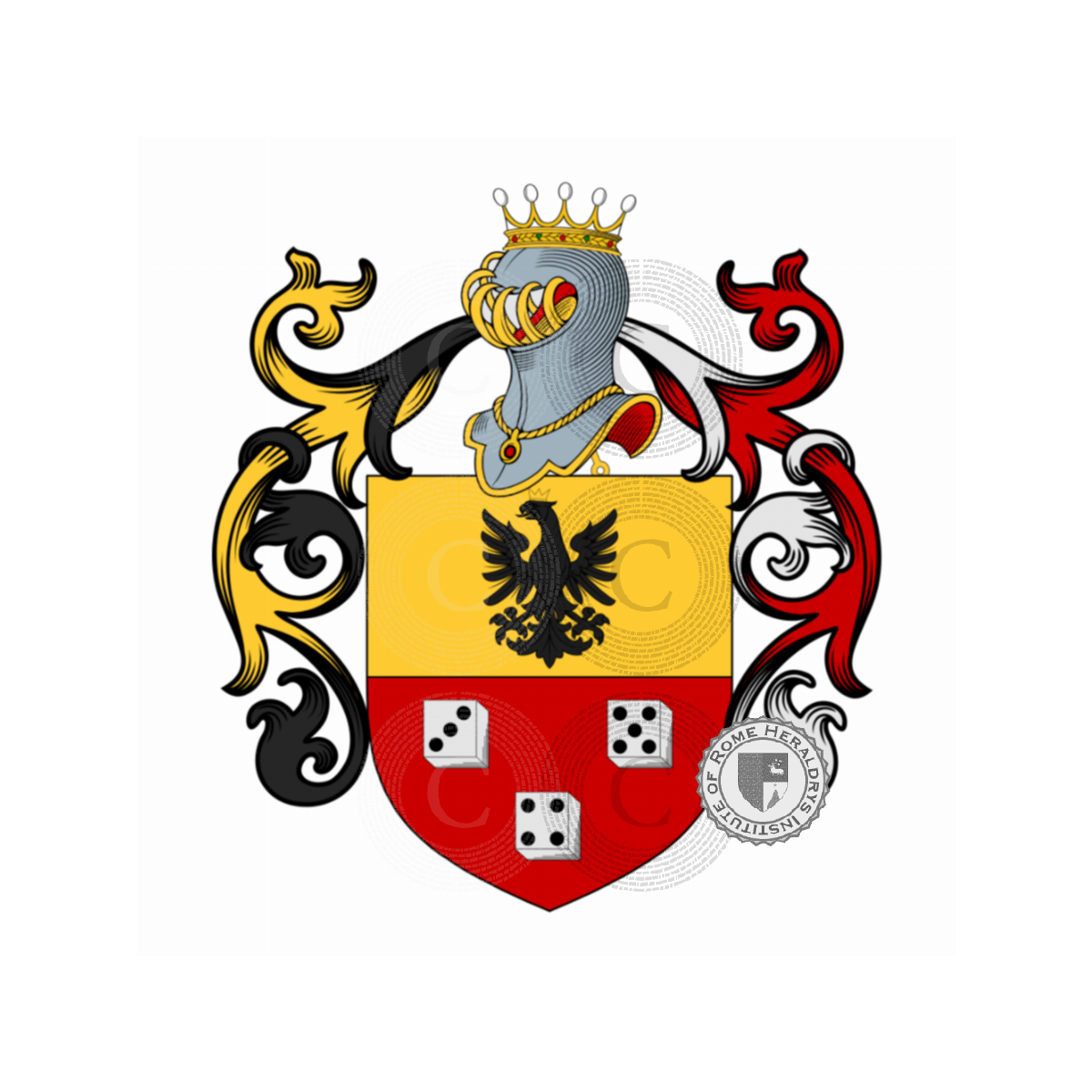 Coat of arms of familyQuadrio, della Quadra,Quadrio
