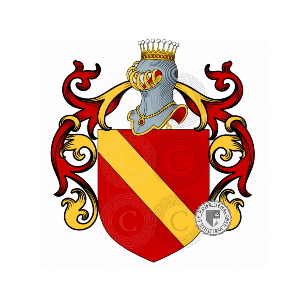 Escudo de la familiaCatrani o Catrano, Catrano