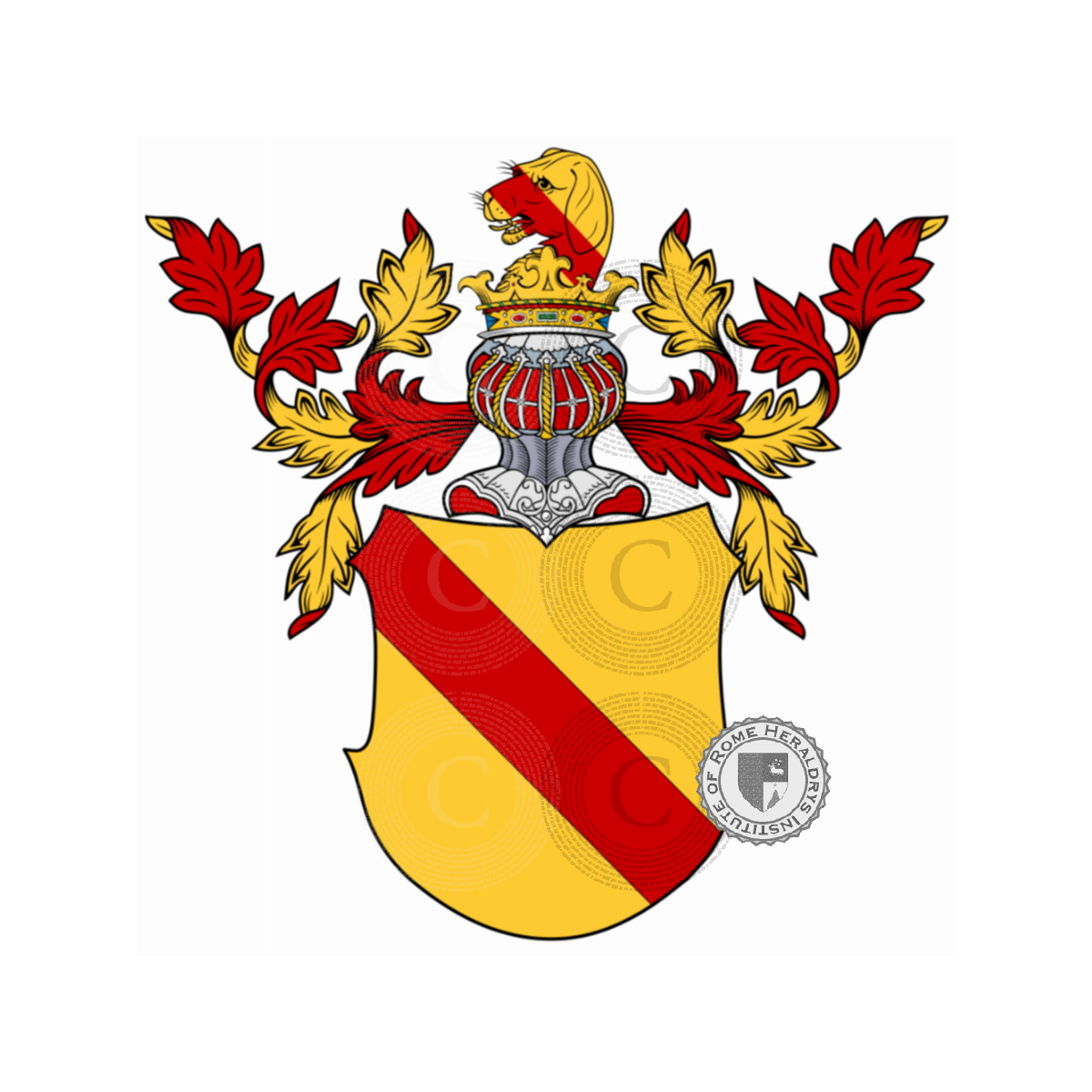 Wappen der FamilieBaur, Baur d'Eysseneck,Baur von Heppenstein,Bawir,Buir,Bure,Burne