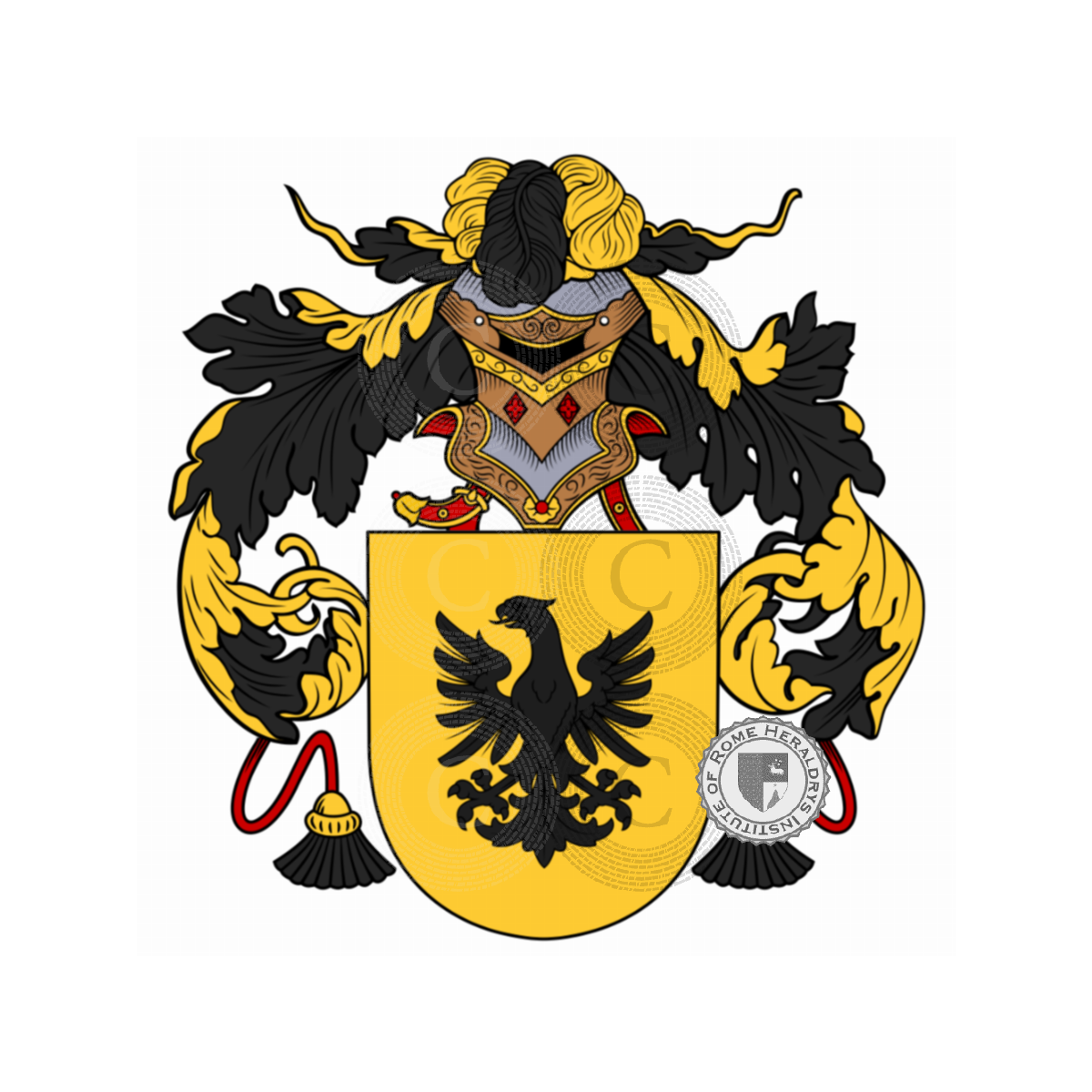Coat of arms of familyde la Rosa