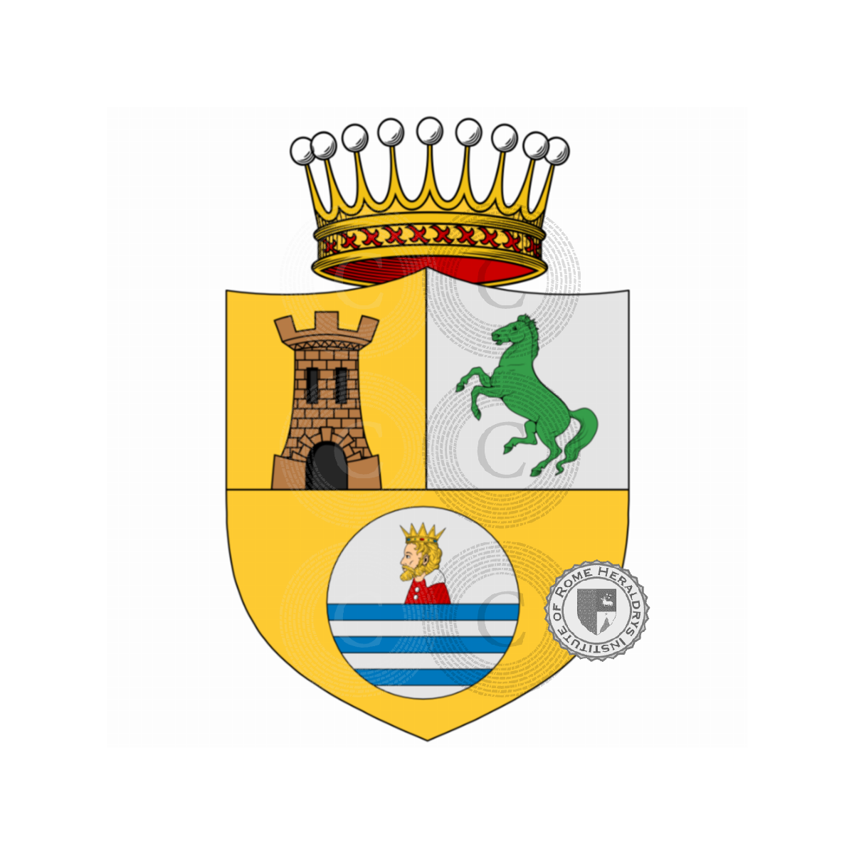 Coat of arms of familyTarabini Castellani