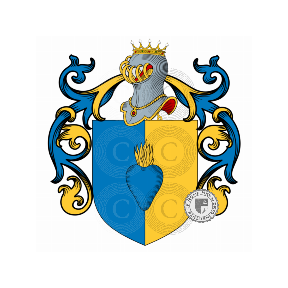 Coat of arms of familyChini dell'Oliviera, Chini dell'Oliviera