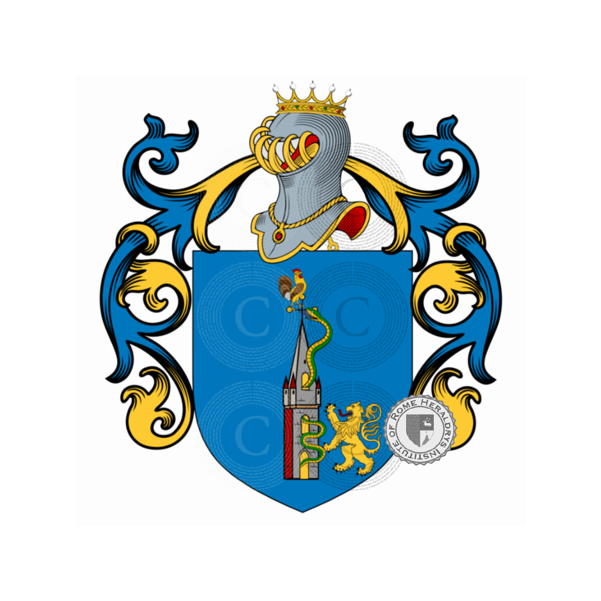 Escudo de la familiaCampanaro, Campanari,Monte Campanaro