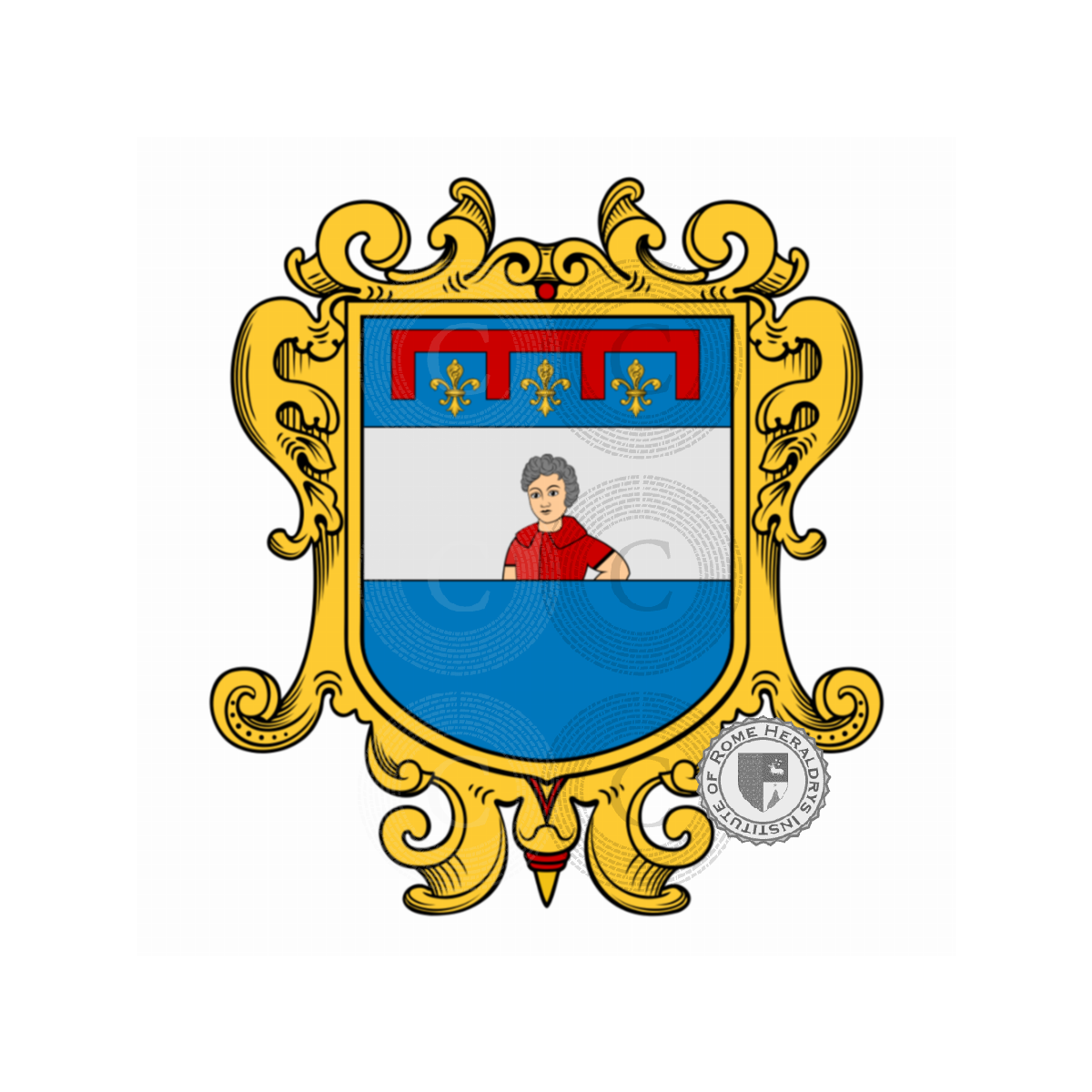 Coat of arms of familyBalugani, Ceccotti